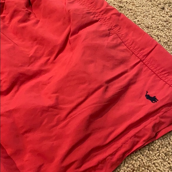 Men’s Magenta RL Polo Swim Trunks - Picture 2 of 3